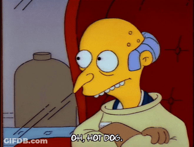 Straight Jacket Oh Hotdog Mr. Burns GIF