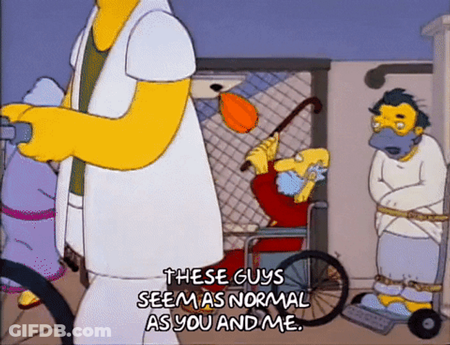 Straight Jacket The Simpsons GIF