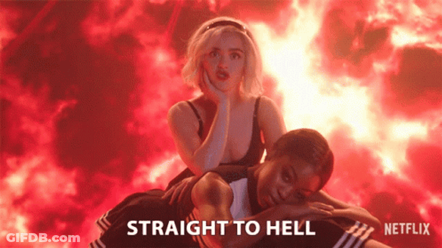 Straight To Hell Sabrina Spellman GIF