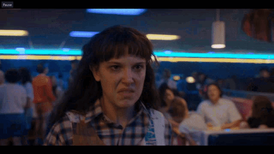 Stranger Things 4 Eleven Attack Scene GIF