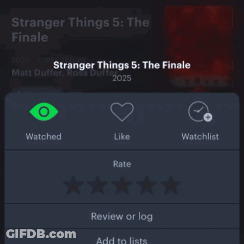 Stranger Things 5 Finale Poster Duffer Brothers GIF
