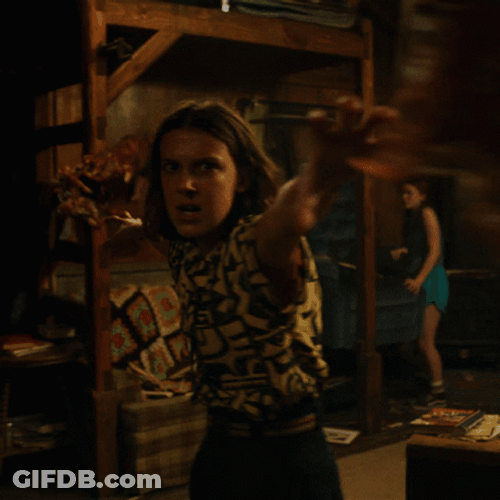 Stranger Things Angry Eleven GIF