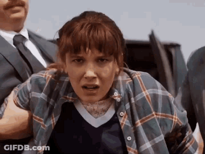 Stranger Things Eleven Arrested GIF