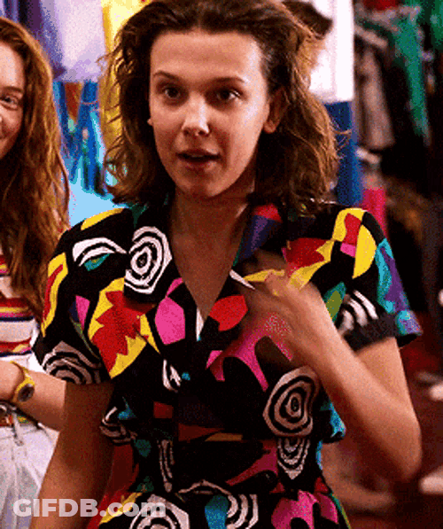 Stranger Things Eleven Fixing Hair GIF