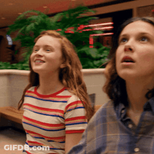 Stranger Things Max And Eleven Emotions GIF