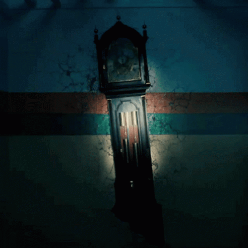 Stranger Things Old Scary Clock GIF