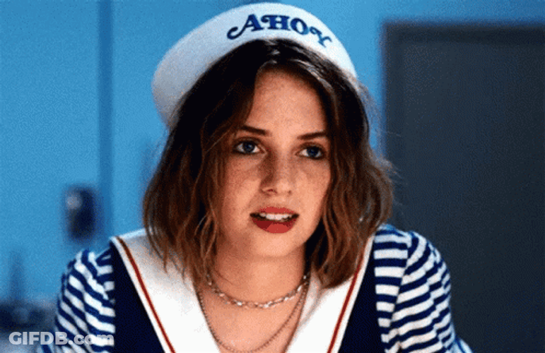 Stranger Things Robin Buckley Confused GIF