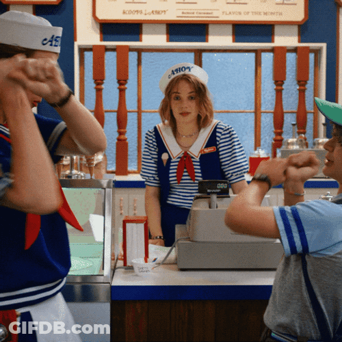 Stranger Things Steve And Dustin GIF