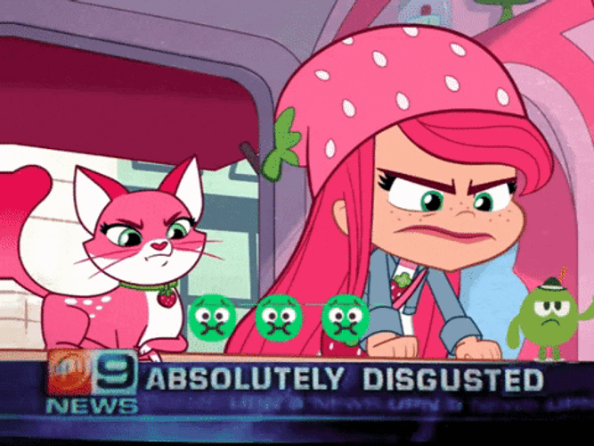 Strawberry Shortcake Disgust GIF