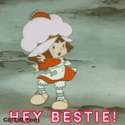 Strawberry Shortcake Hey Bestie GIF