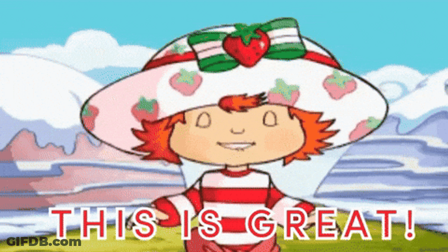 Strawberry Shortcake With Great Power Comes Great Responsibility GIF