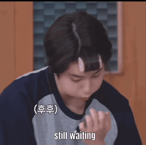 Stray Kids Han Blowing His Nails Still Waiting GIF
