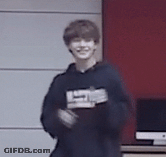 Stray Kids Jeongin Shake Fist Kpop GIF