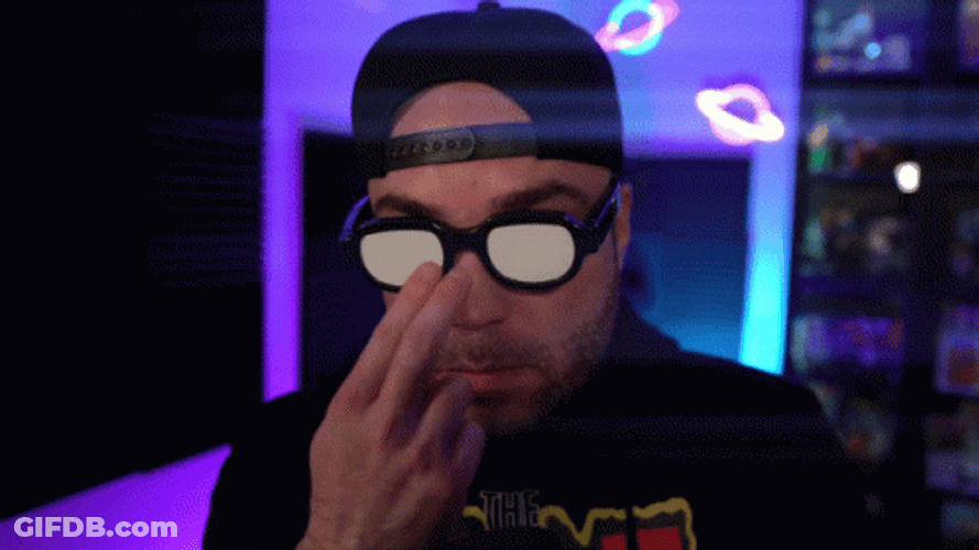 Streamer Anime Glasses Edit GIF