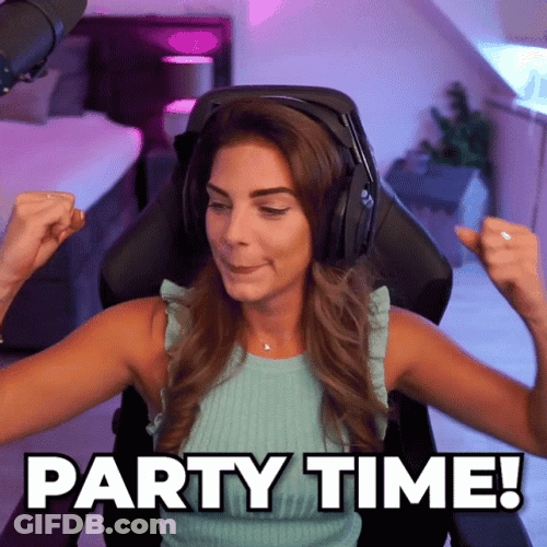 Streamer Caseylina Party Time GIF
