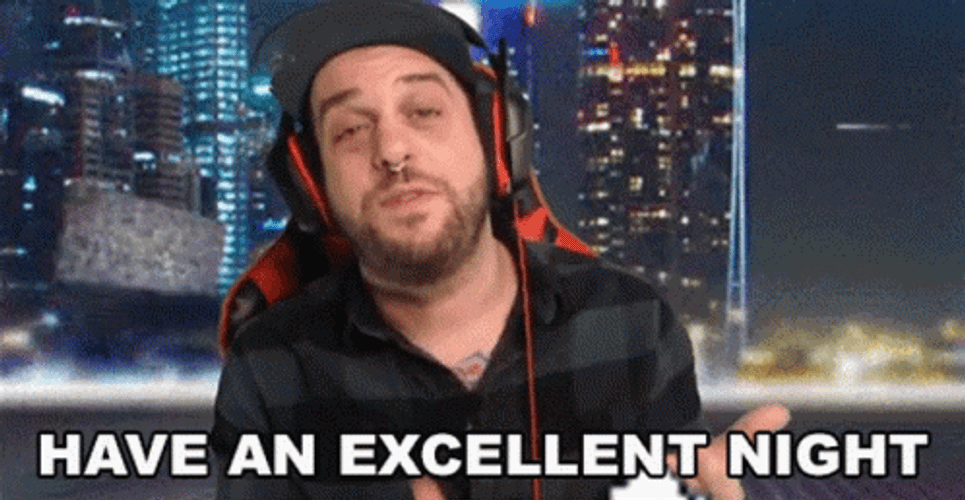 Streamer Doddy Beard Have A Great Night GIF
