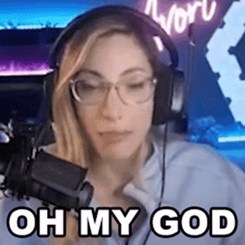 Streamer Girl Oh My God GIF