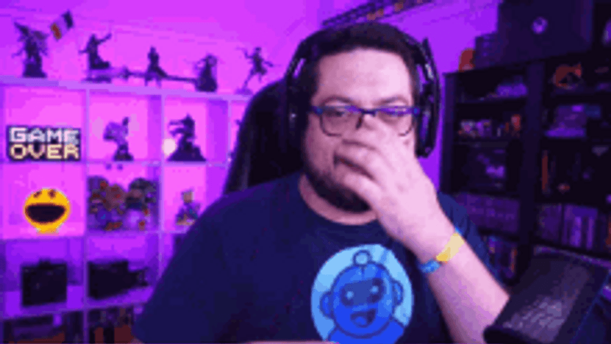 Streamer Guy Copying Hands Of Mr. Burns Excellent GIF
