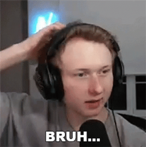 Streamer Guy Doing Head Scratch GIF