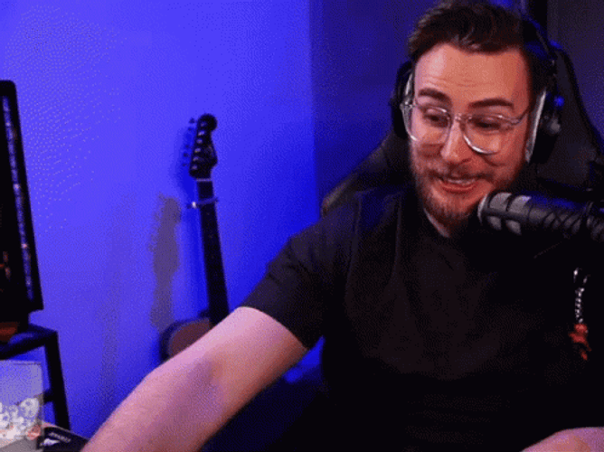 Streamer Guy Drinking The Tea GIF