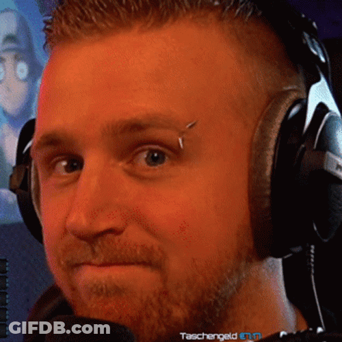 Streamer Guy Eye Brow Raise GIF