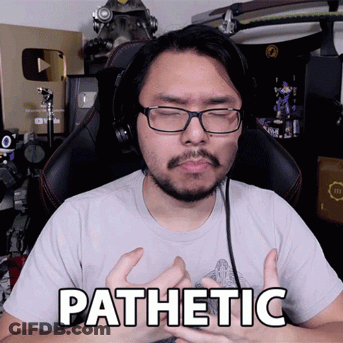 Streamer Guy Saying Pathetic GIF