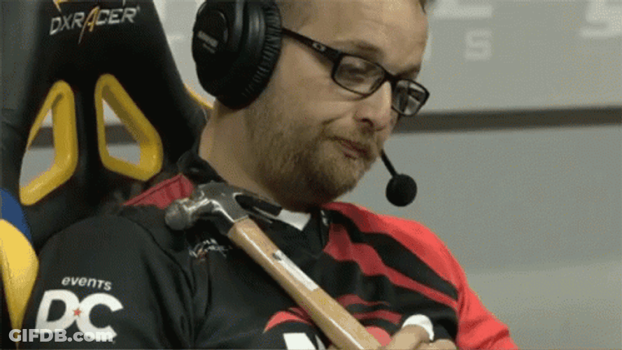 Streamer Hammer Time GIF