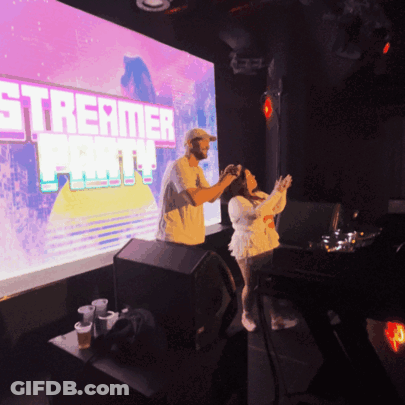 Streamer Party Screen GIF