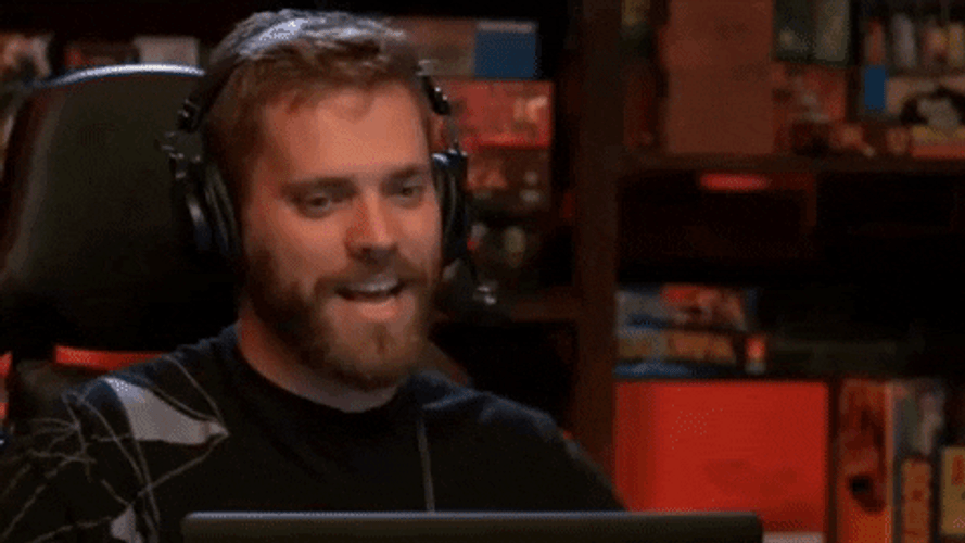 Streamer Singing Never Gonna Give You Up GIF