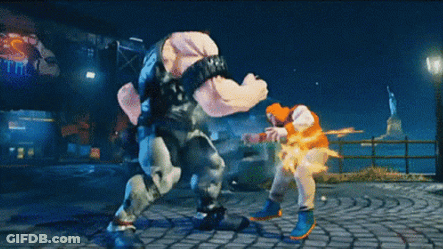 Street Fighter Abigail Punch GIF