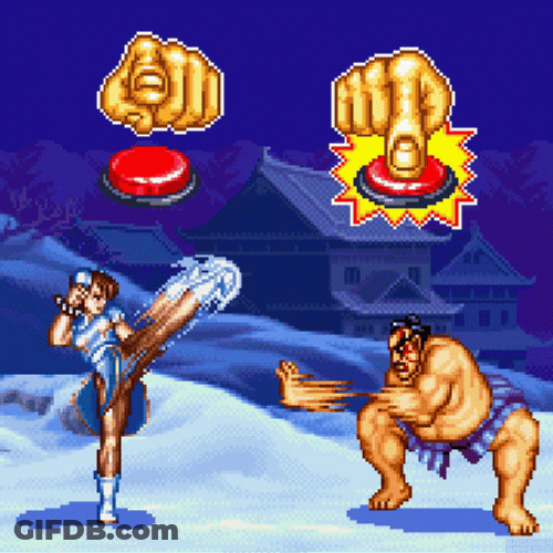 Street Fighter Chun-Li Vs E Honda GIF
