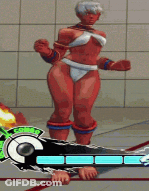 Street Fighter Elena Dancing GIF