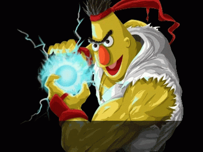 Street Fighter Hadoken Ryu Face Swap GIF