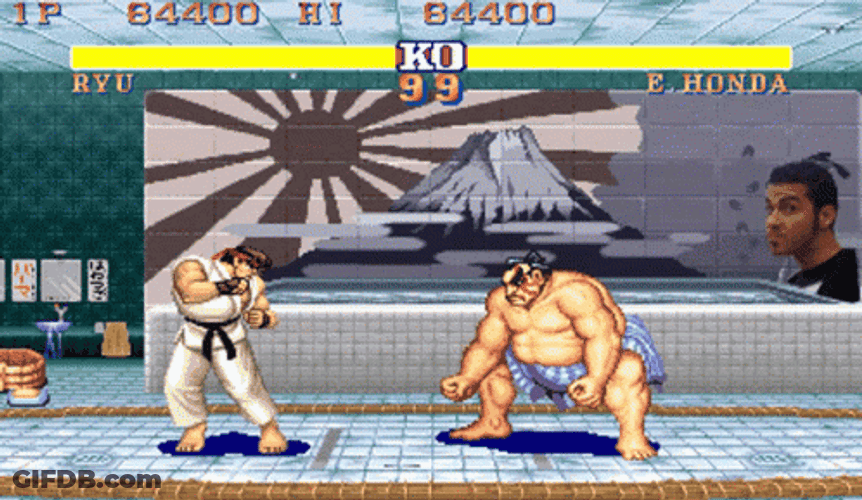 Street Fighter Ryu Game Fight GIF