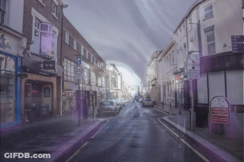 Street With 20 Home Sign GIF