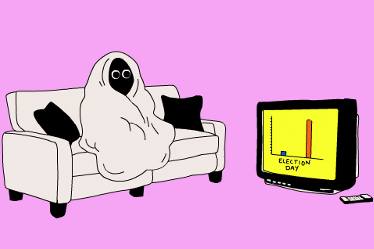 Stress Election Day Cartoon GIF