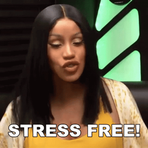 Stress Free Cardi B GIF