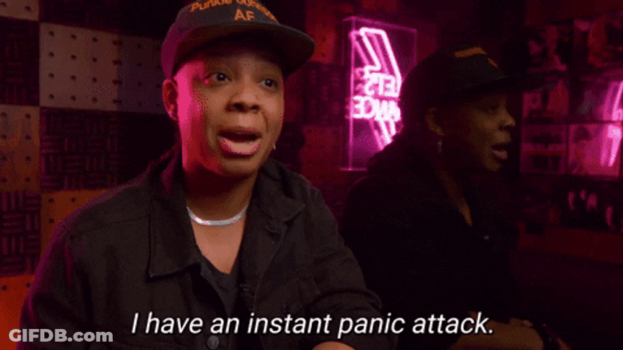 Stress Panic Attack Punkie Johnson GIF