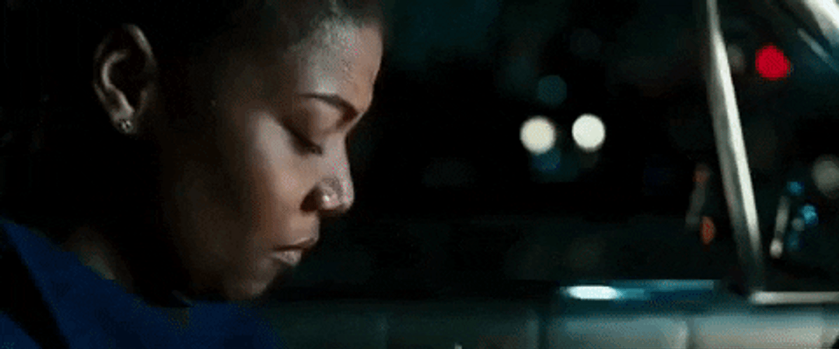 Stress Smoking Queen Latifah GIF