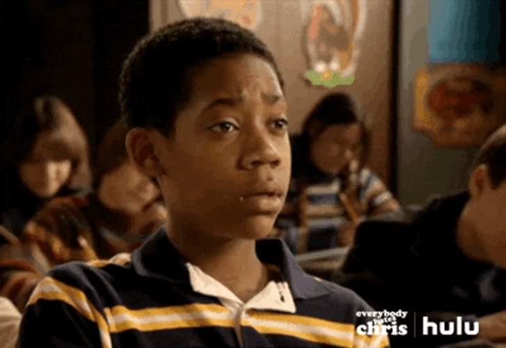 Stressed Everybody Chris Looking Away GIF