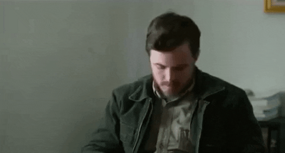 Stressed Guy Face Palm GIF