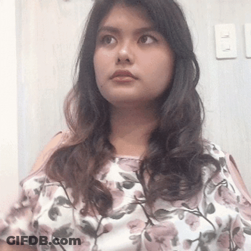Stressed High Blood Pressure Girl Eye Rolling GIF