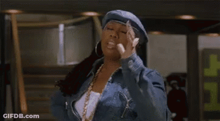 Stressed Missy Elliot GIF