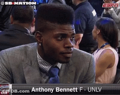 Stressed Nerlens Noel GIF