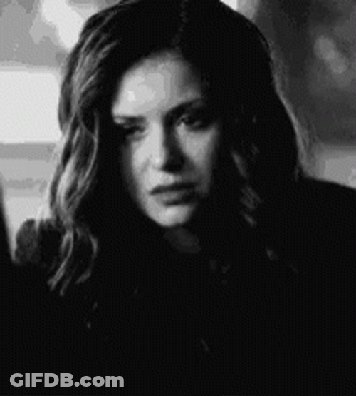 Stressed Nina Dobrev Face Palm GIF