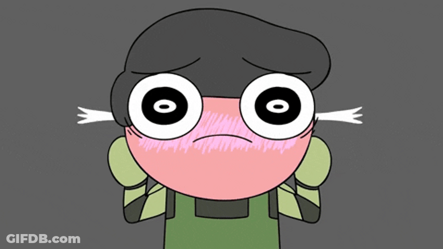 Stressed Out Cartoon Eyes GIF