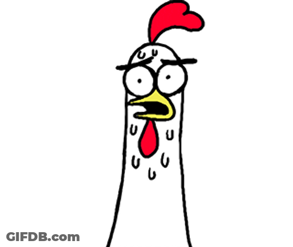 Stressed Out Chicken Bro Sweaty GIF