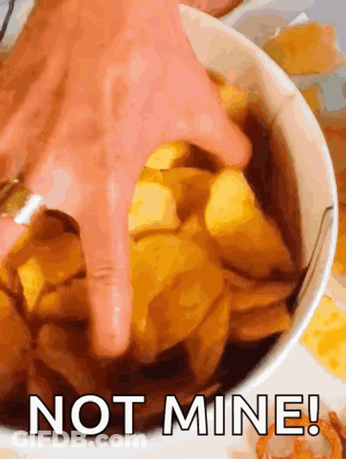 Stressed Out Lady Panic Eating Chips GIF