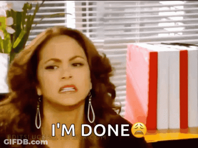 Stressed Out Lucero I'm Done GIF