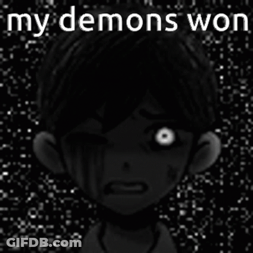 Stressed Out Omori Demons Won GIF